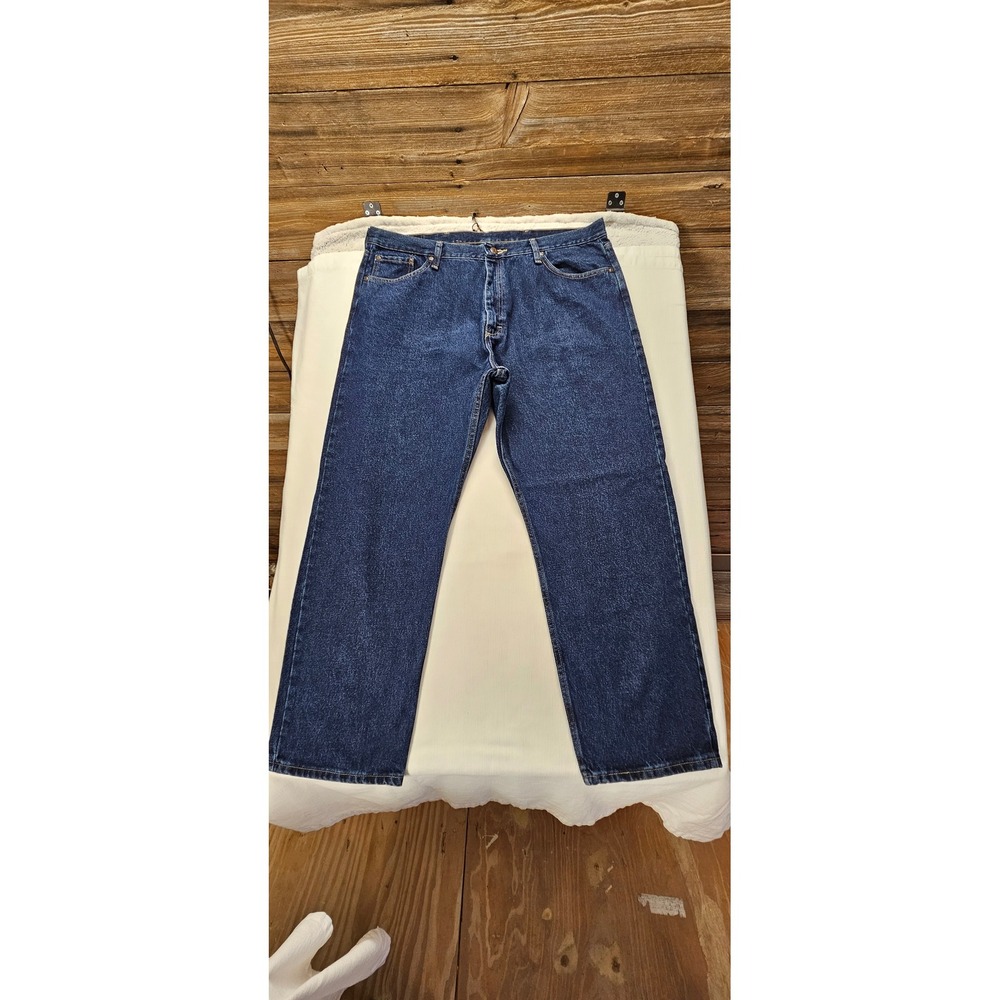 Wrangler Five Star Premium Relaxed Fit Jeans Mens 40x30 Dark Wash 9760WDR NEW